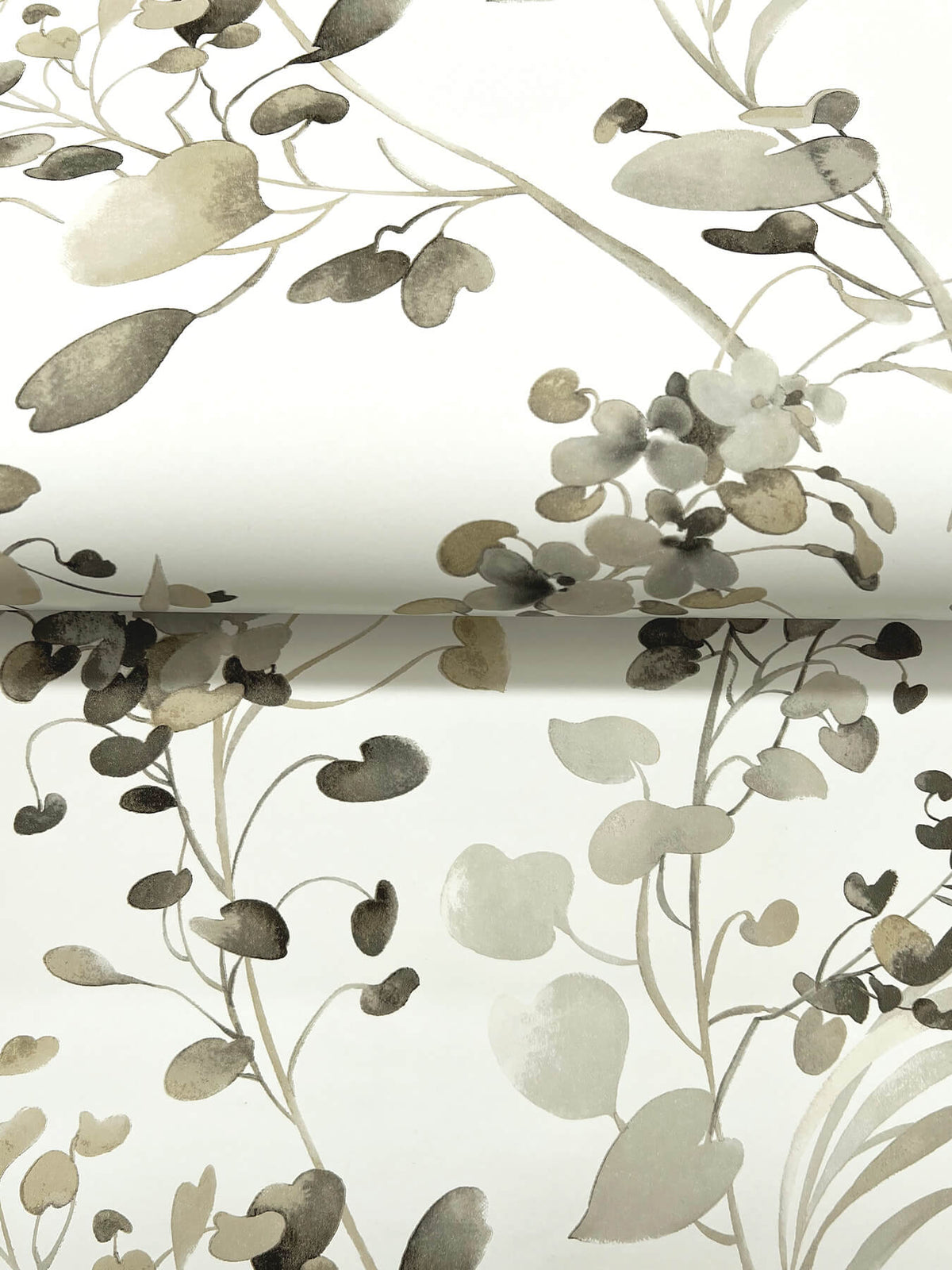 Candice Olson Decadence Spring Whispers Wallpaper Sample - Charcoal