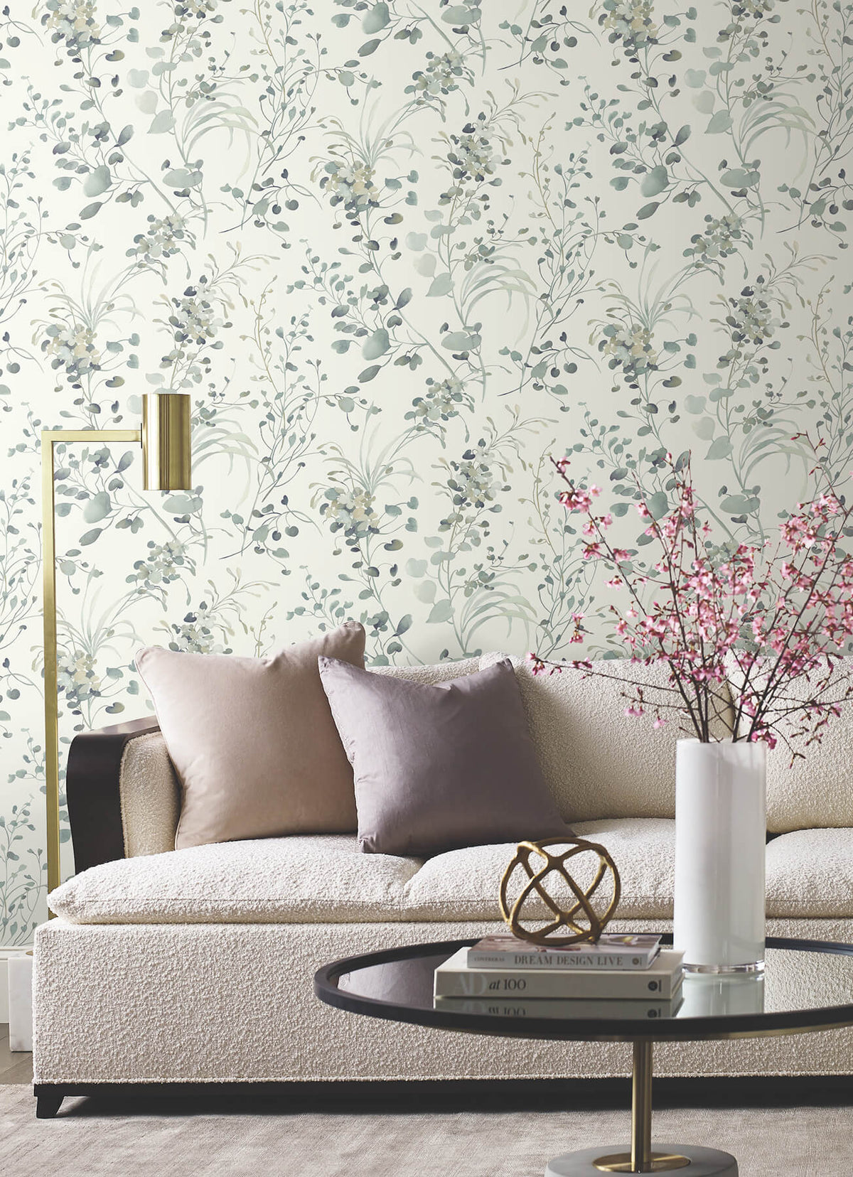 Candice Olson Decadence Spring Whispers Wallpaper - Moss