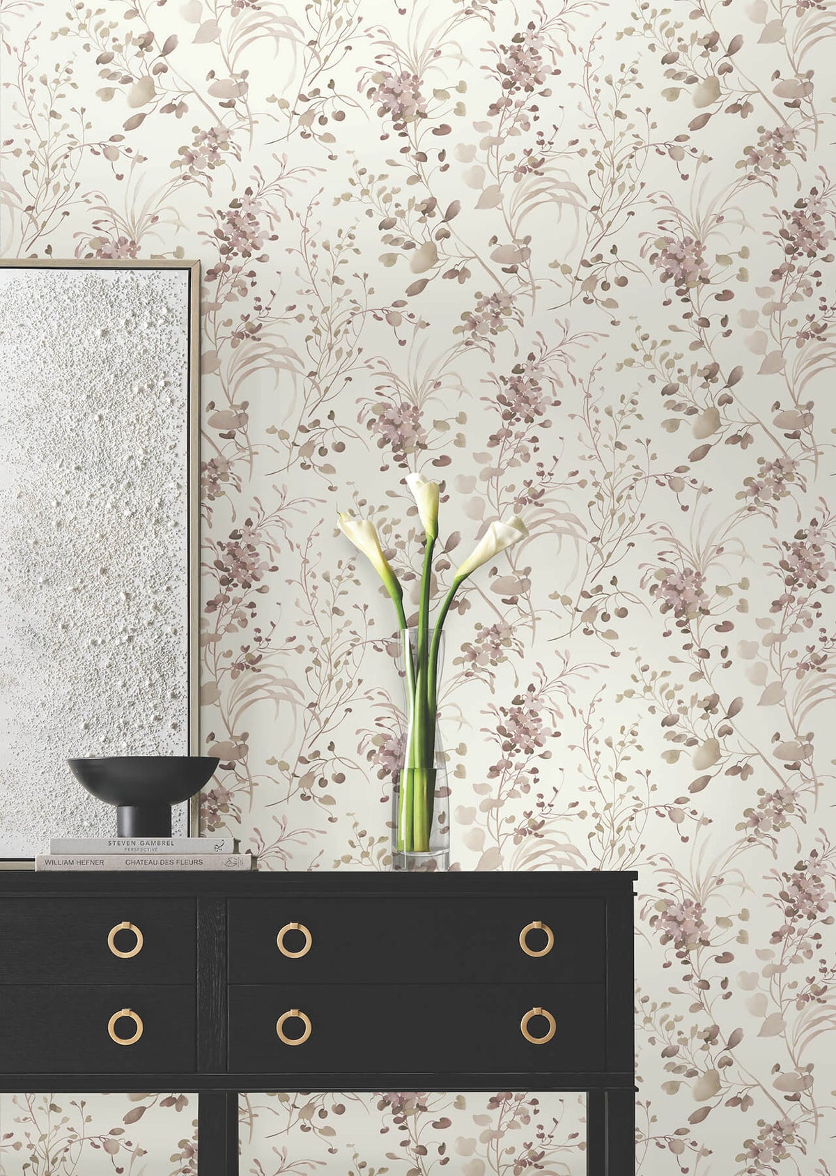 Candice Olson Decadence Spring Whispers Wallpaper Sample - Soft Blush