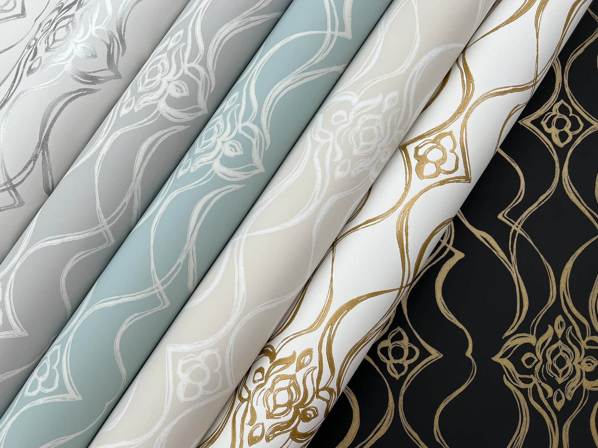 Candice Olson Decadence Pirouette Wallpaper - Spa