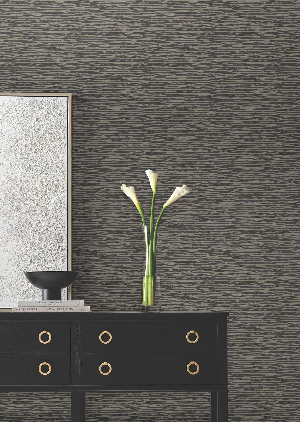 Candice Olson Decadence Horizons Wallpaper - Charcoal
