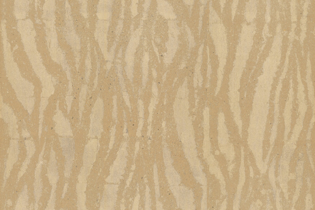 Candice Olson Decadence Zebra Chic Wallpaper Sample - Antique Gold