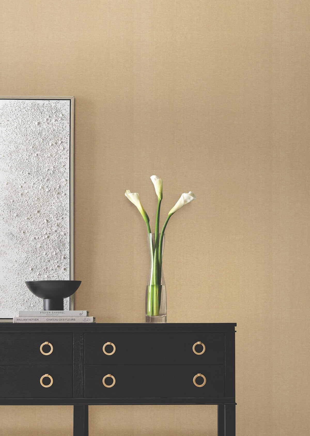 Candice Olson Decadence Woven Glimmer Wallpaper - Antique Gold