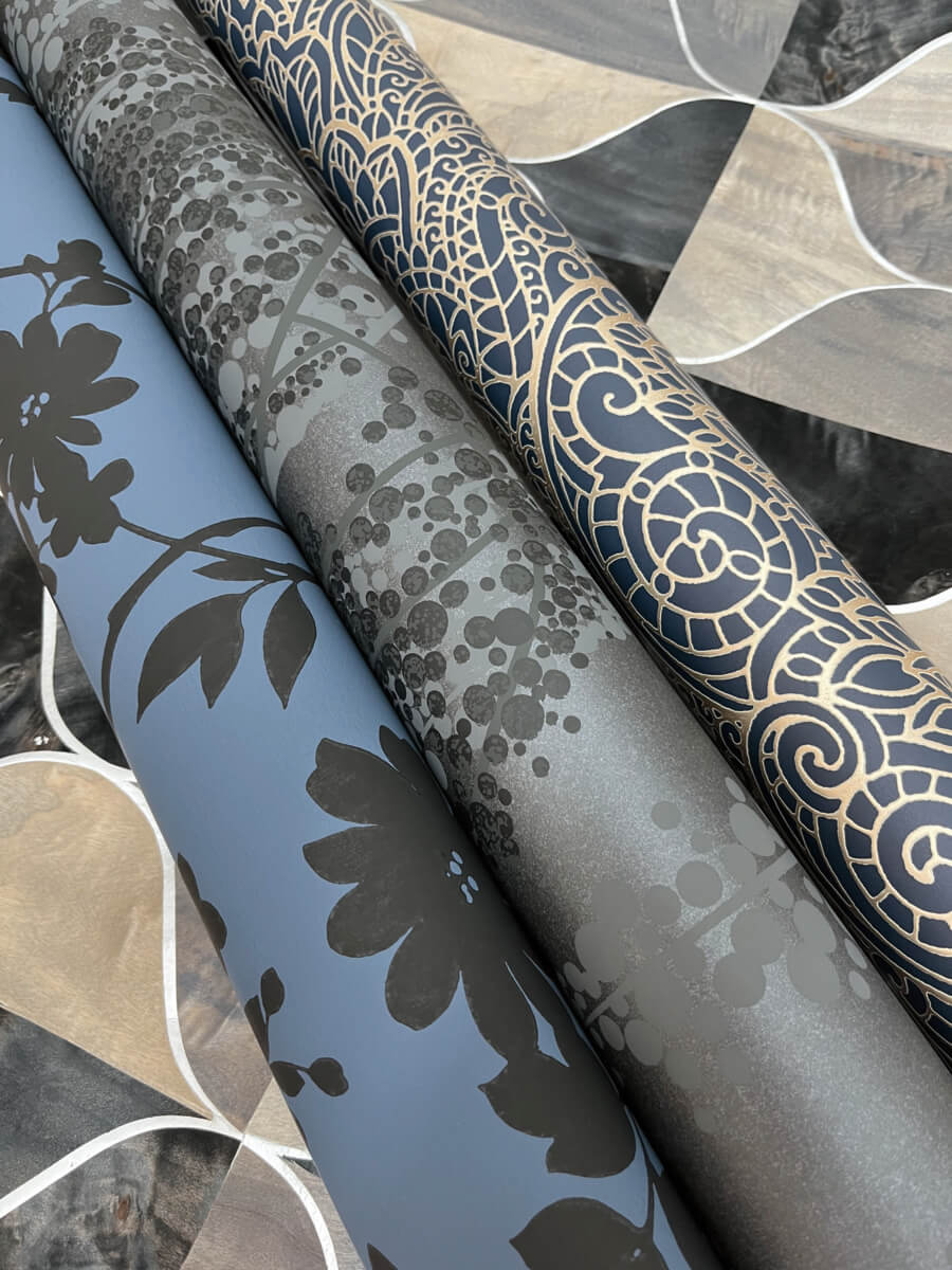 Candice Olson After 8 Willow Glow Wallpaper - Gray