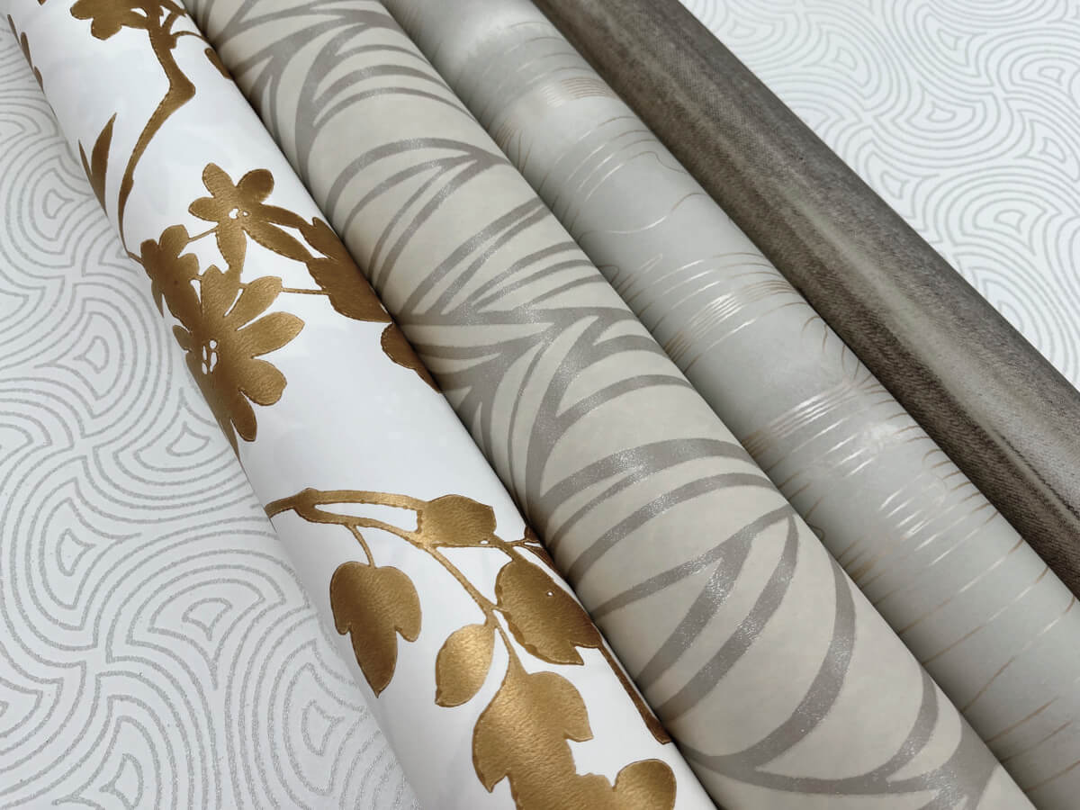 Candice Olson After 8 Hourglass Wallpaper - White