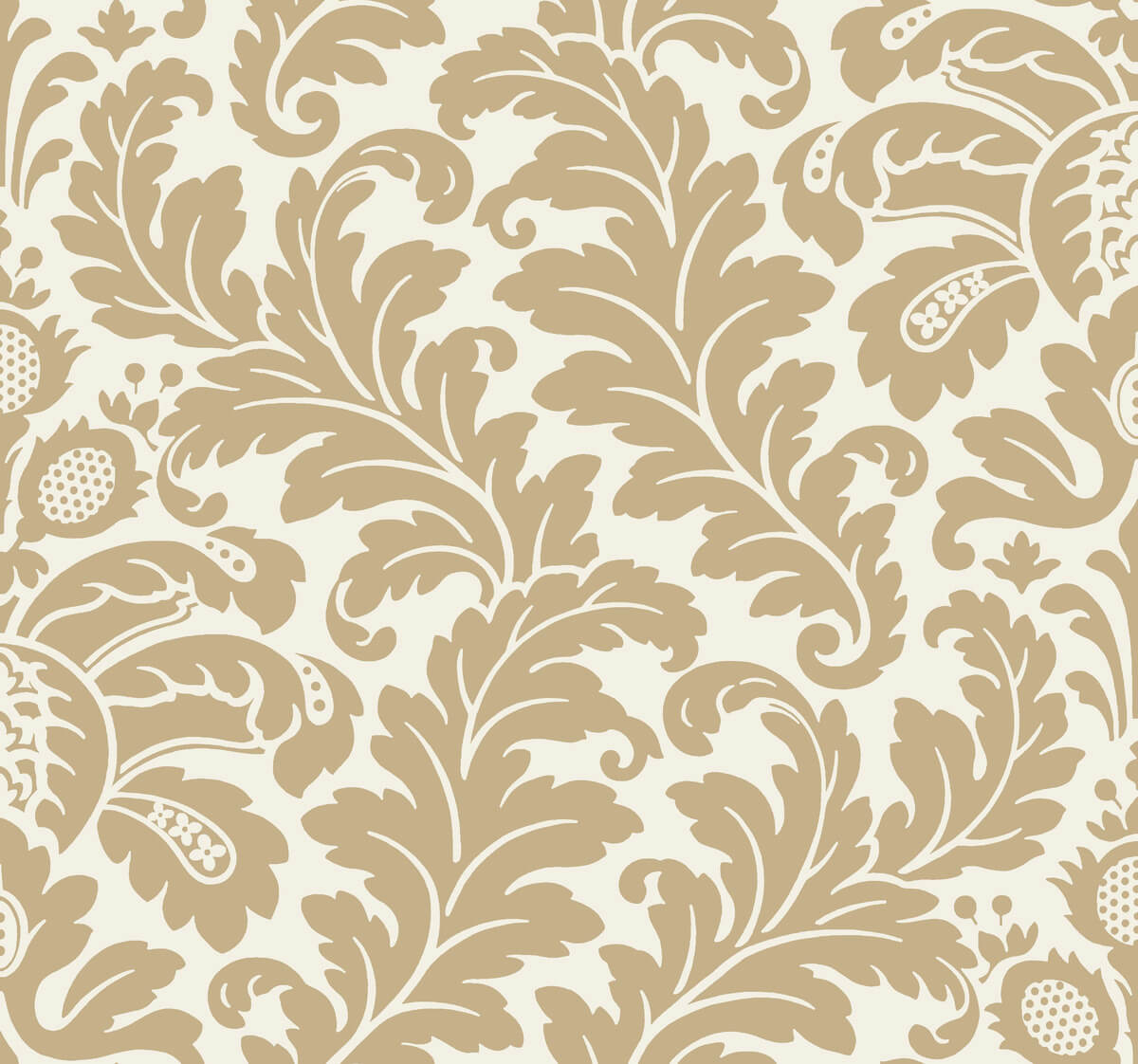 Candice Olson After 8 Modern Romance Wallpaper - Gold Metallic