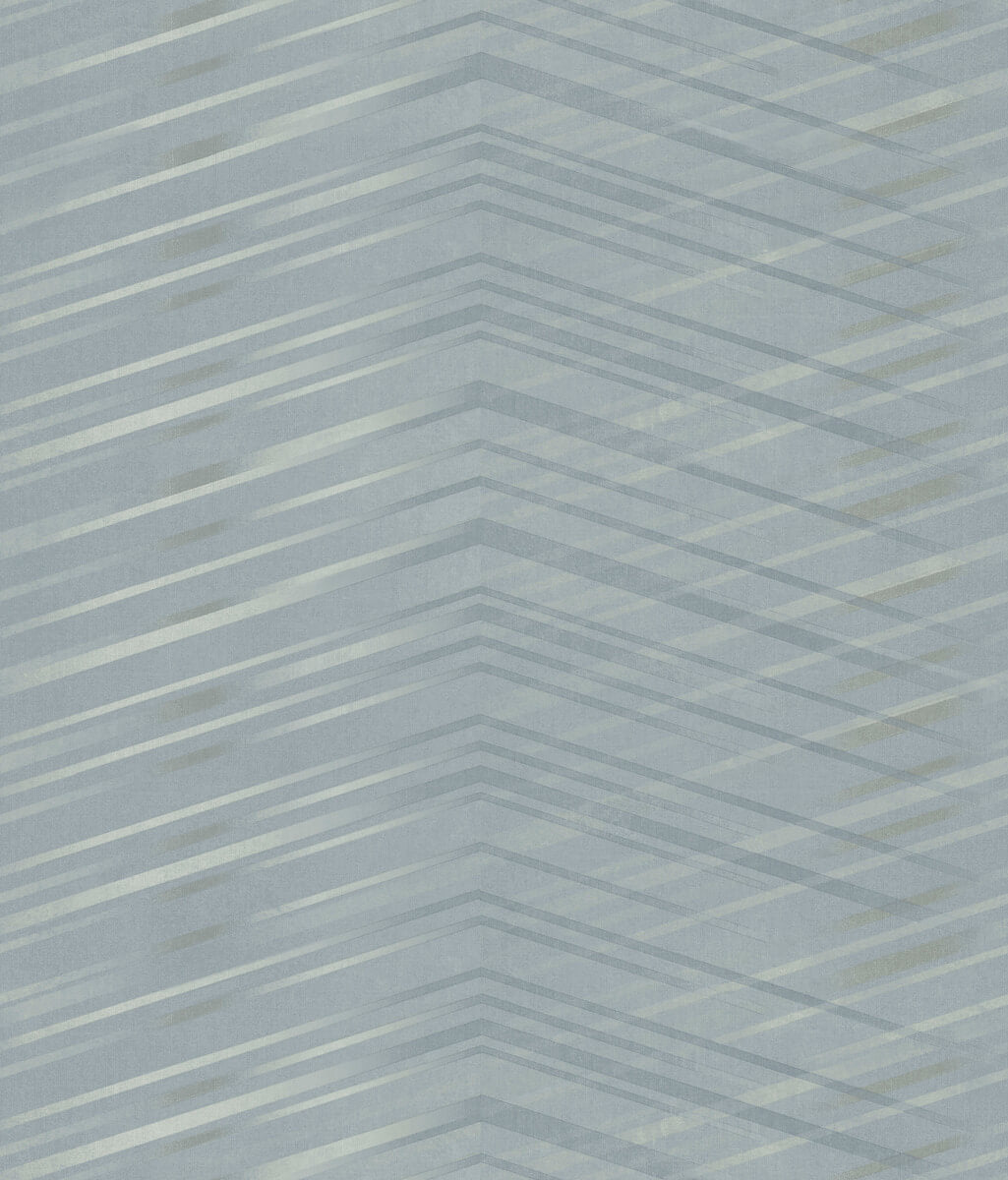 Candice Olson After 8 Glistening Chevron Wallpaper Sample - Smokey Blue