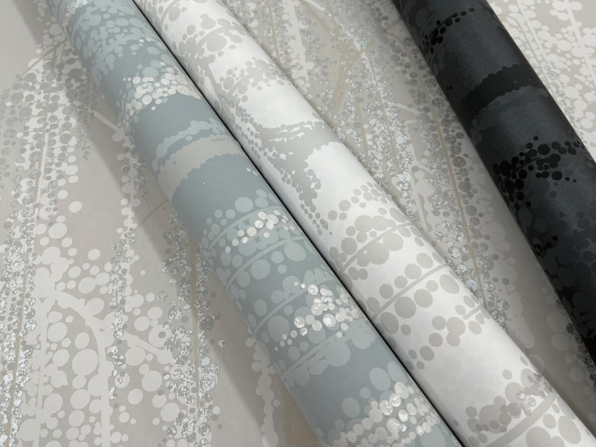Candice Olson After 8 Willow Glow Wallpaper - Smokey Blue
