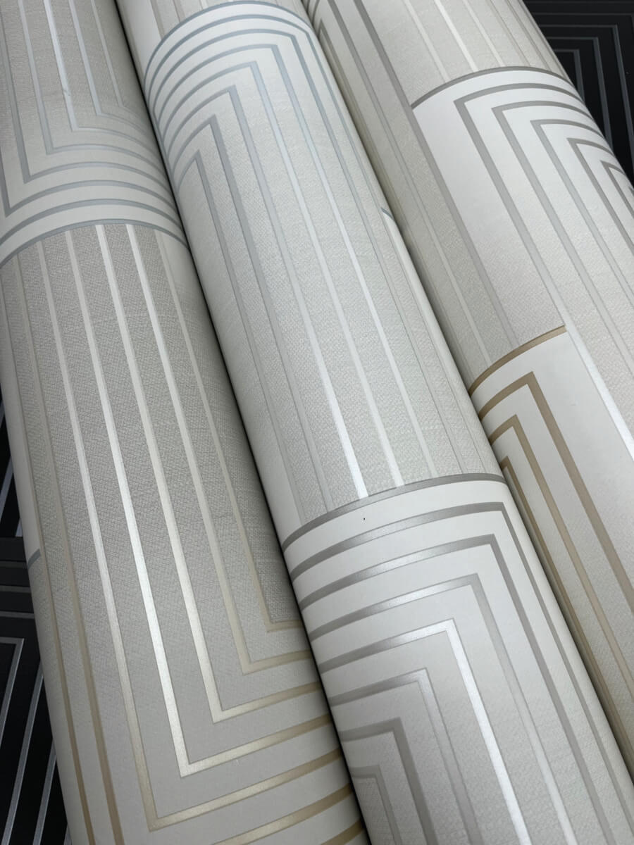 Candice Olson After 8 Vanishing Wallpaper - Black & Copper