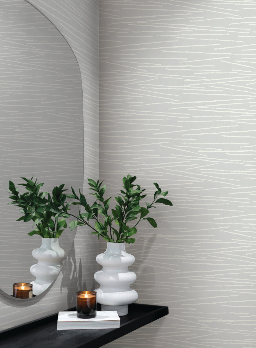 Candice Olson Casual Elegance Line Horizon Wallpaper - Spa Blue