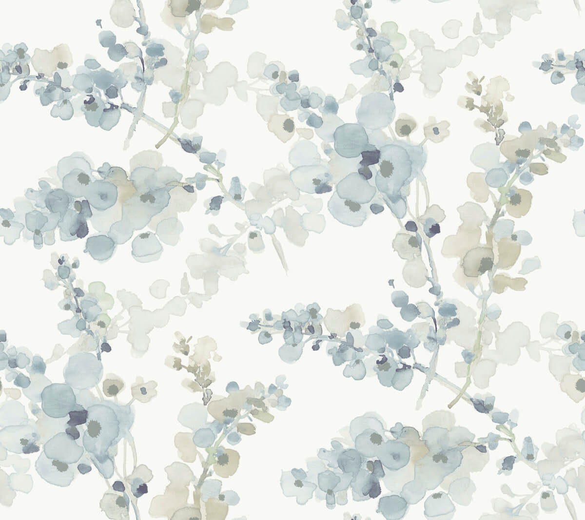 Candice Olson Casual Elegance Blossom Fling Wallpaper - Blue