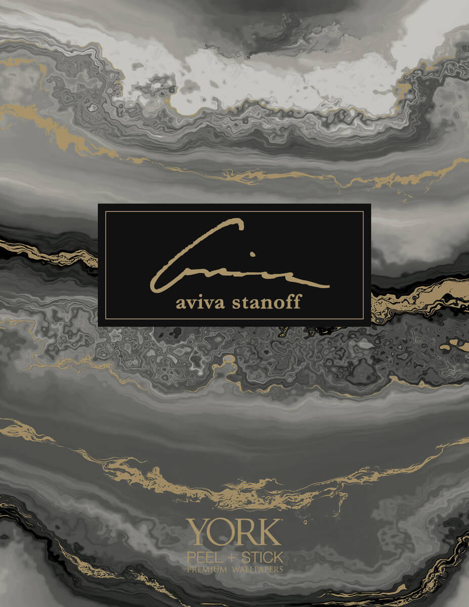 Aviva Stanoff Shifting Sands Peel & Stick Wallpaper - Salt Grey