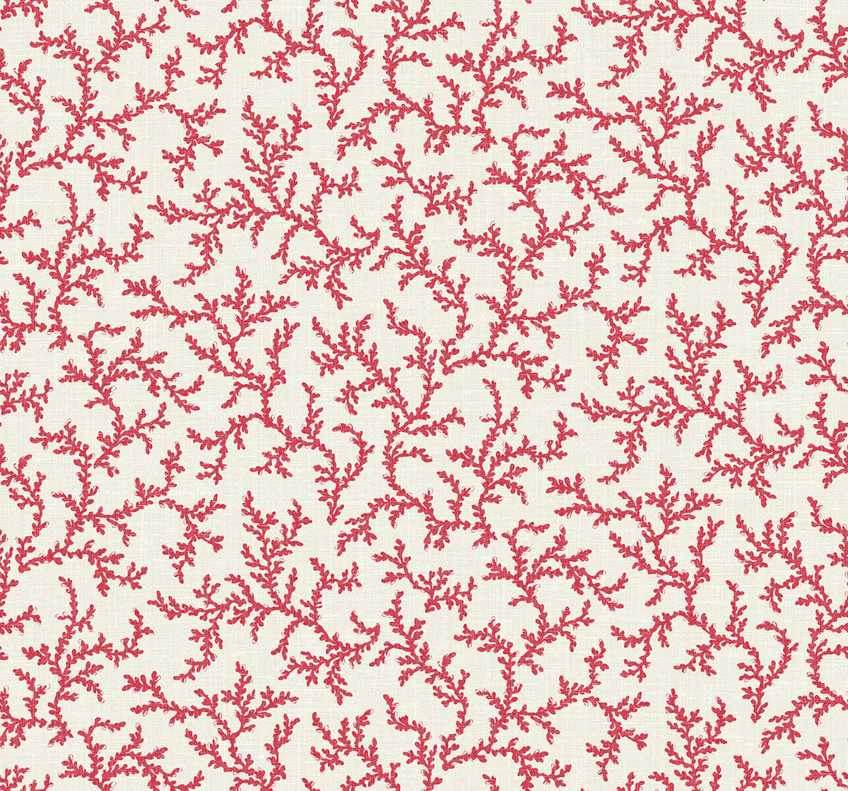 Seabrook French Country Corail Wallpaper Sample - Antique Ruby