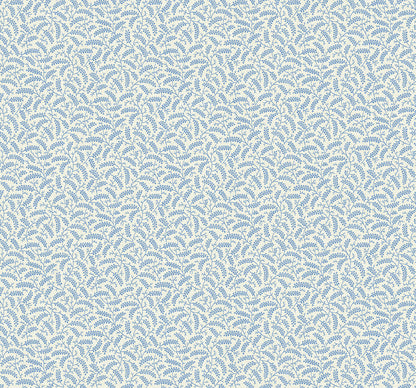 Seabrook French Country Cossette Wallpaper - Bleu Bisque