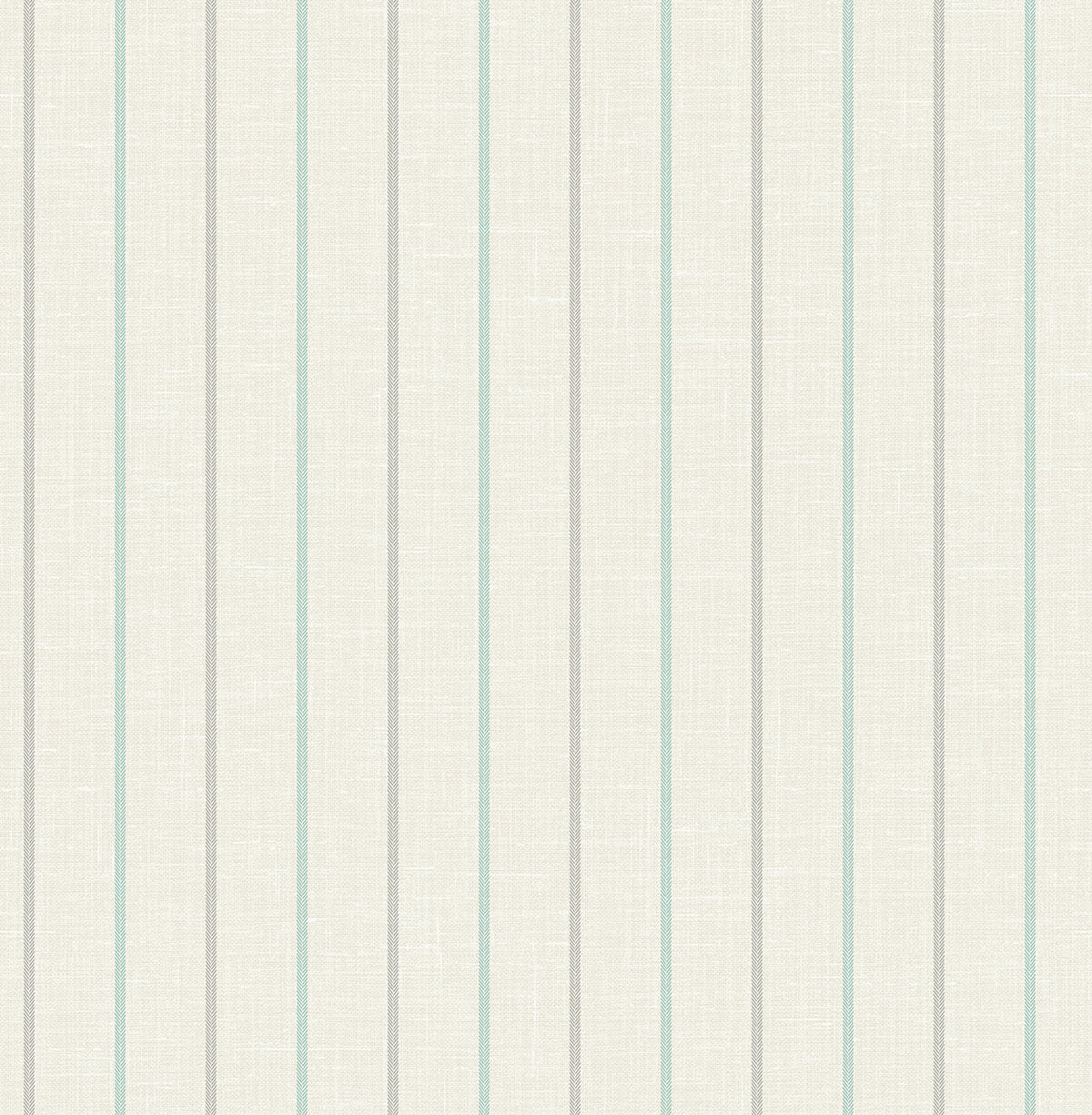 Seabrook French Country Andree Stripe Wallpaper - Summer Sky & French Blue