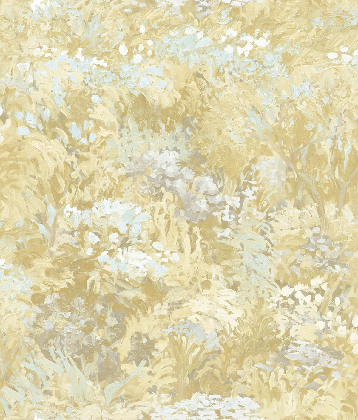 FI70705 Seabrook Designs French Impressionist Floral Wallpaper - Gold ...