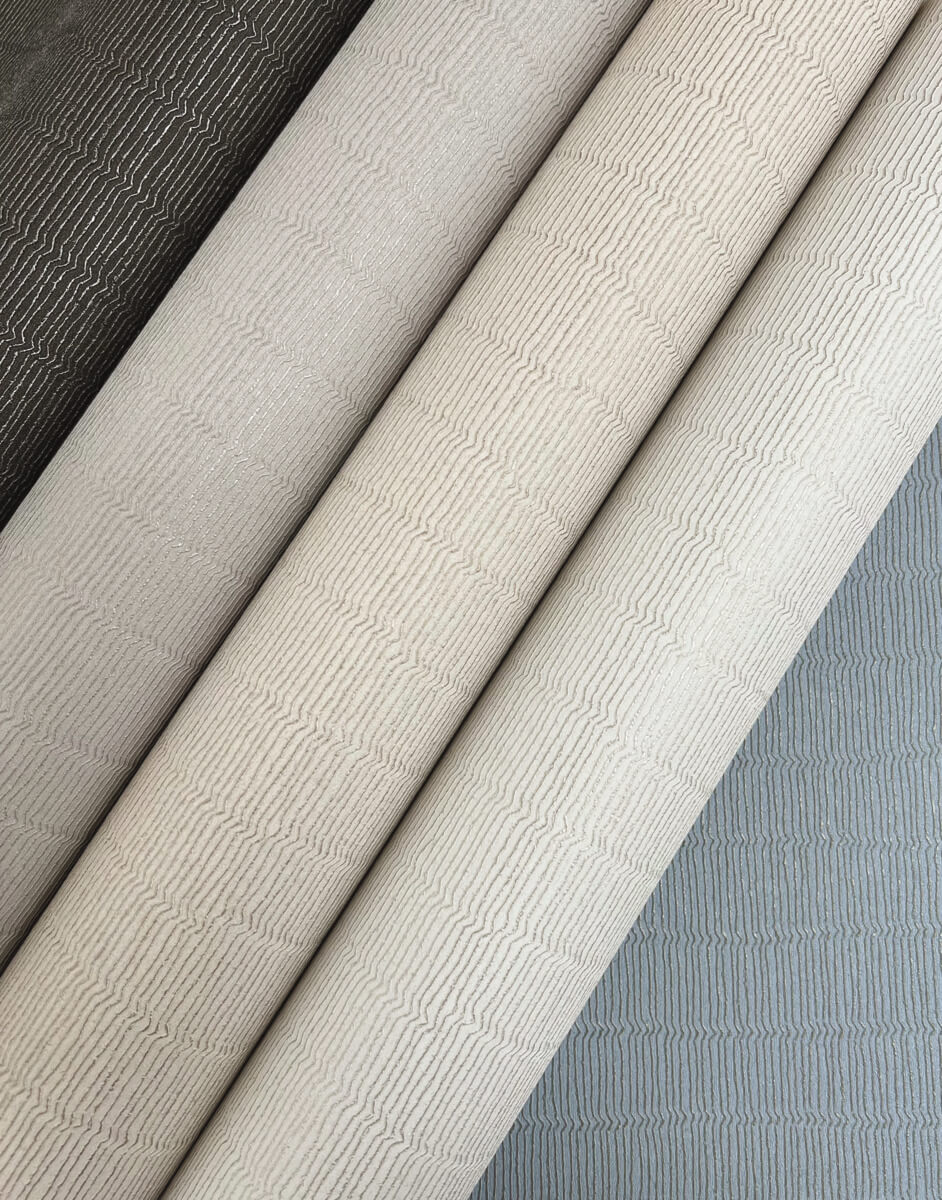 York Formations Tectonic Texture Wallpaper - Black & Silver