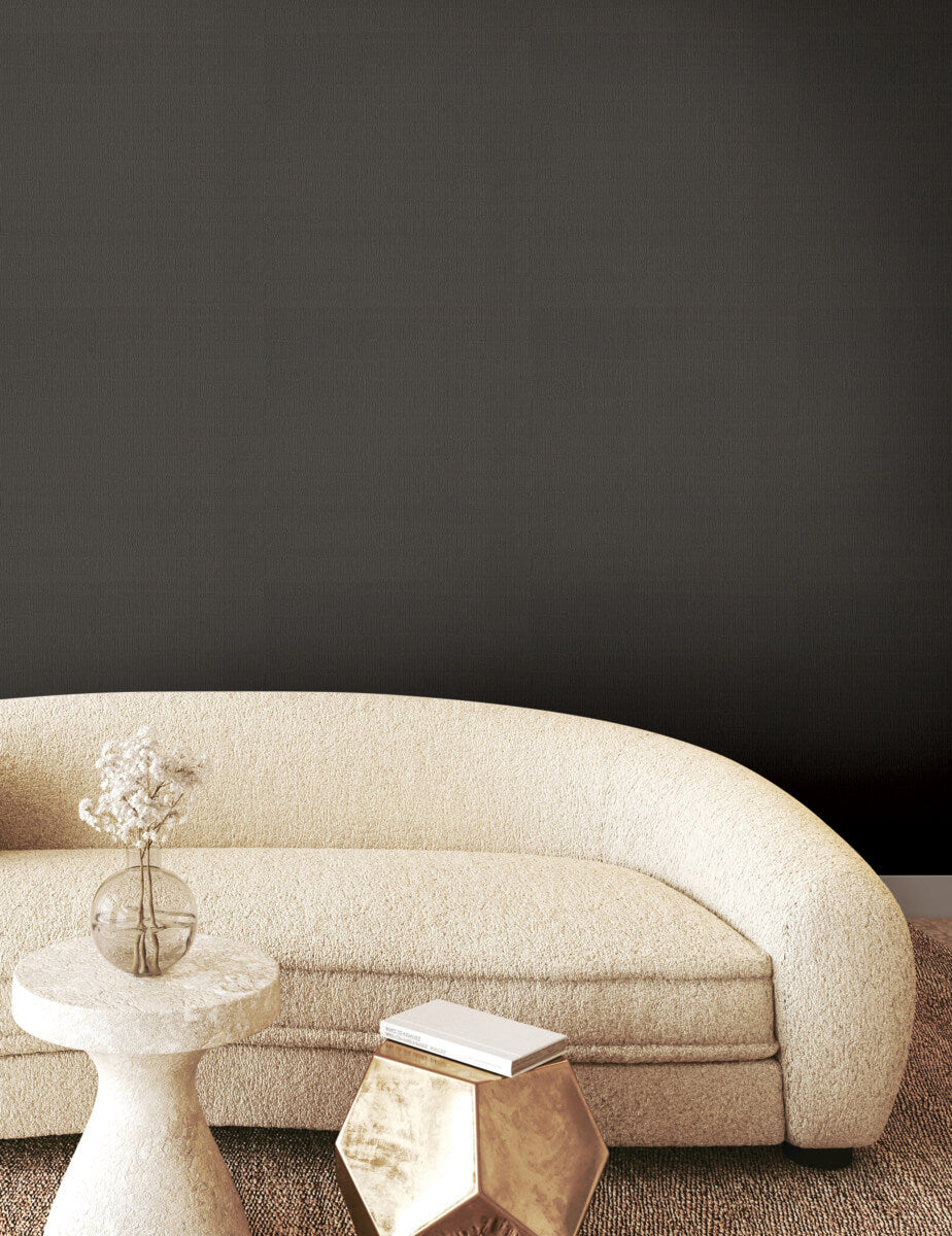 York Formations Tectonic Texture Wallpaper - Black & Silver