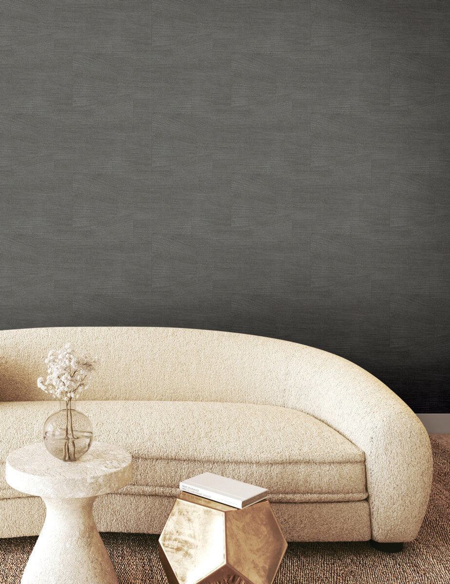 York Formations Higher Ground Geo Wallpaper - Onyx