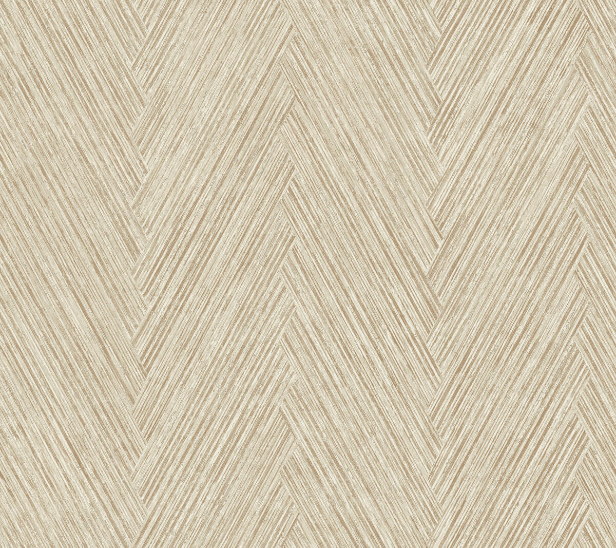 York Formations Thatched Chevron Wallpaper Sample - Terracotta