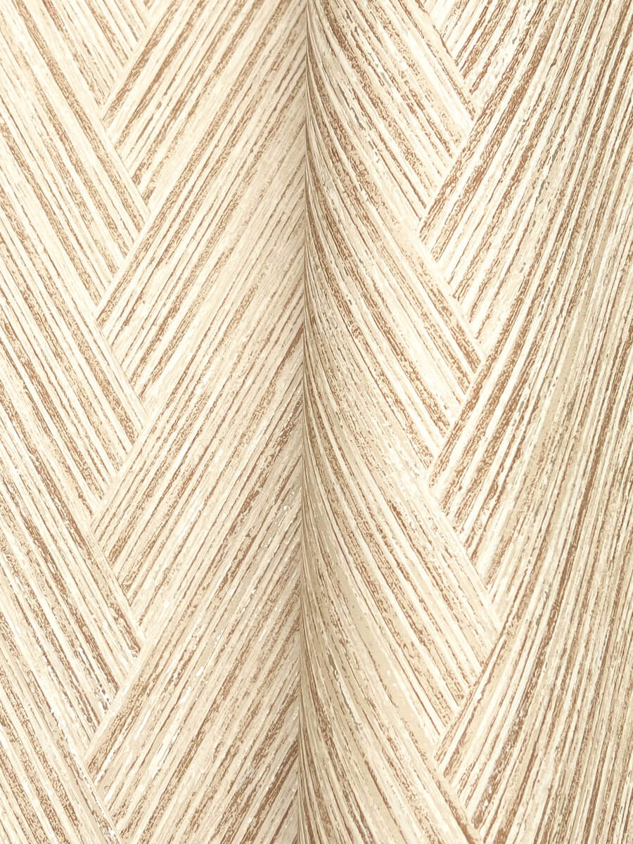 York Formations Thatched Chevron Wallpaper Sample - Terracotta