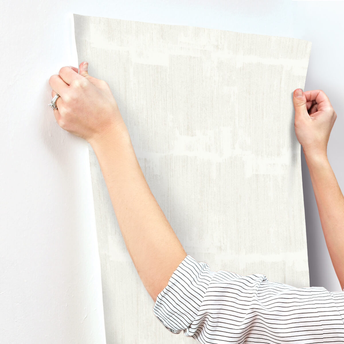 York Formations Rhythm & Rhyme Wallpaper - White