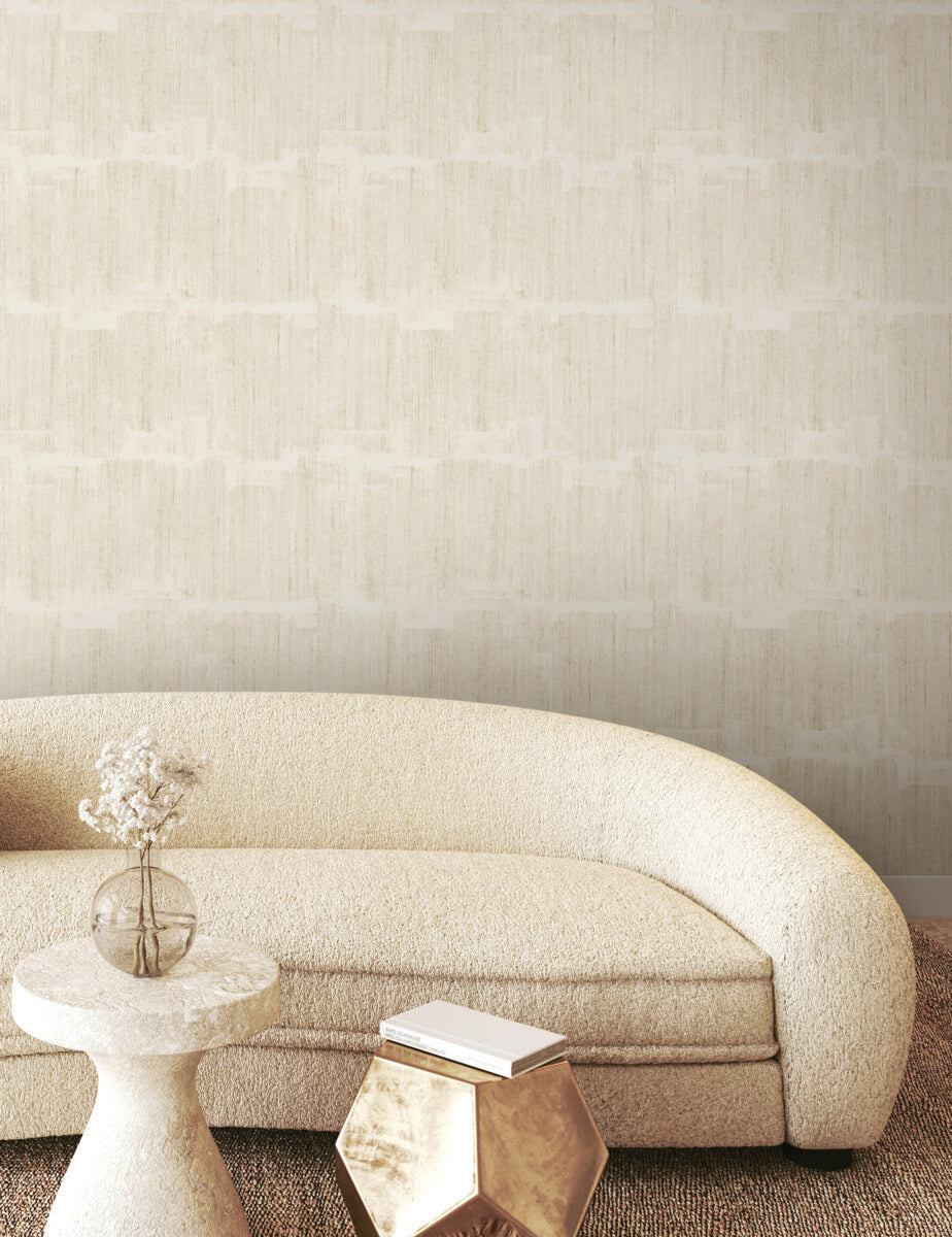 York Formations Rhythm & Rhyme Wallpaper - Sand
