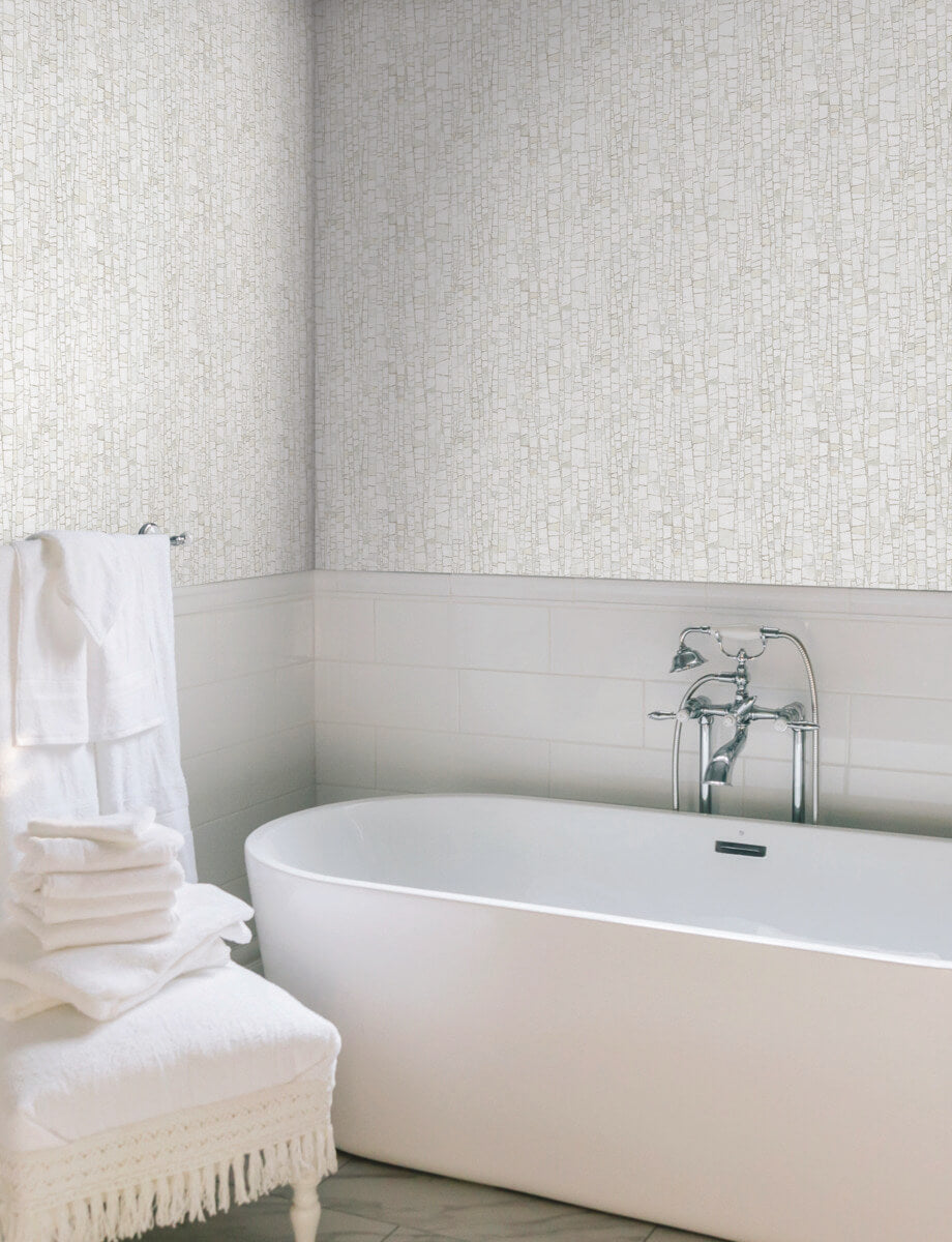 York Formations Kaleidoscopic Wallpaper - Soft Neutral