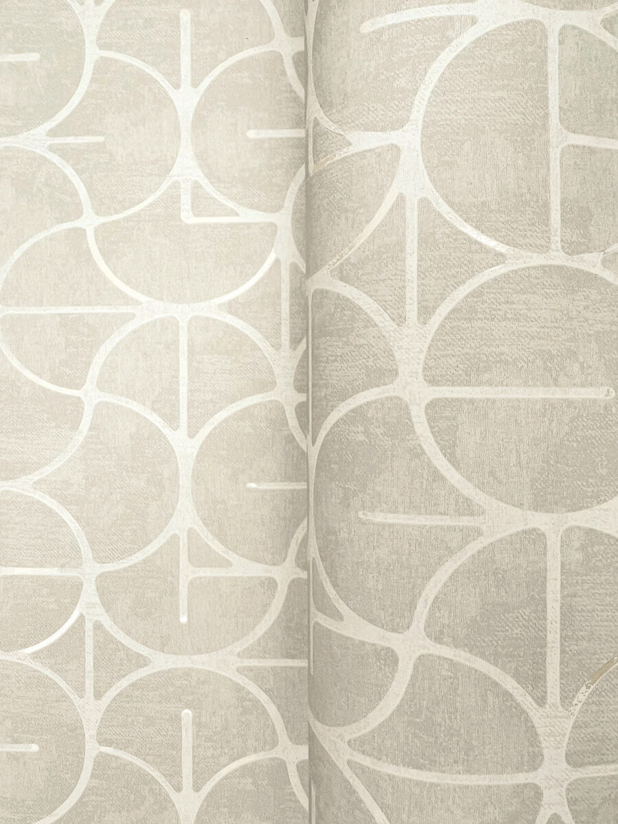 York Formations Looking Glass Wallpaper - Grey & Silver