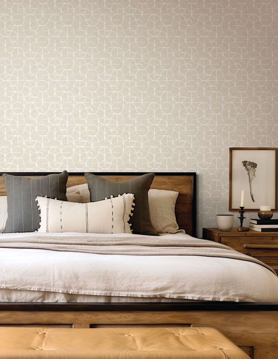 York Formations Looking Glass Wallpaper - Beige