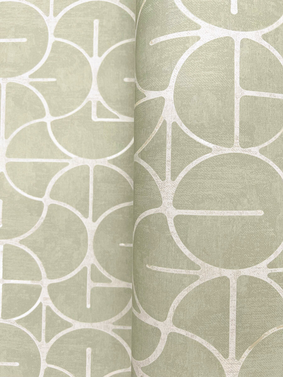 York Formations Looking Glass Wallpaper - Zest