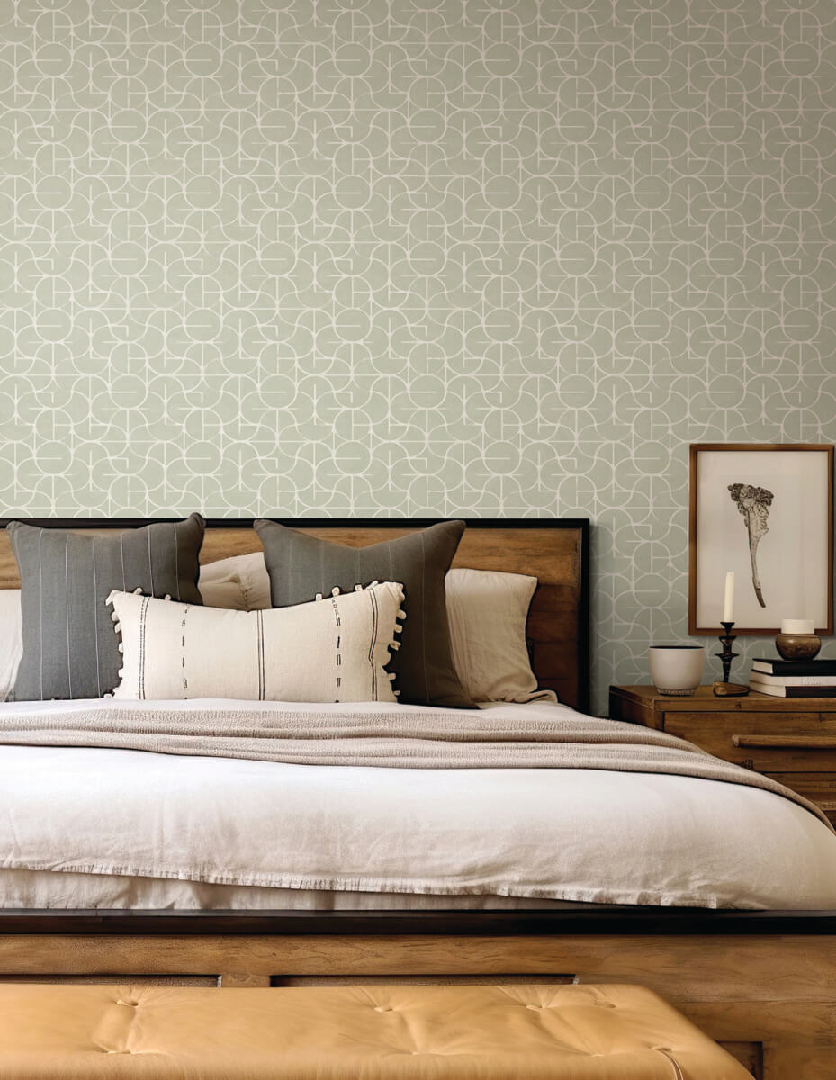 York Formations Looking Glass Wallpaper - Zest