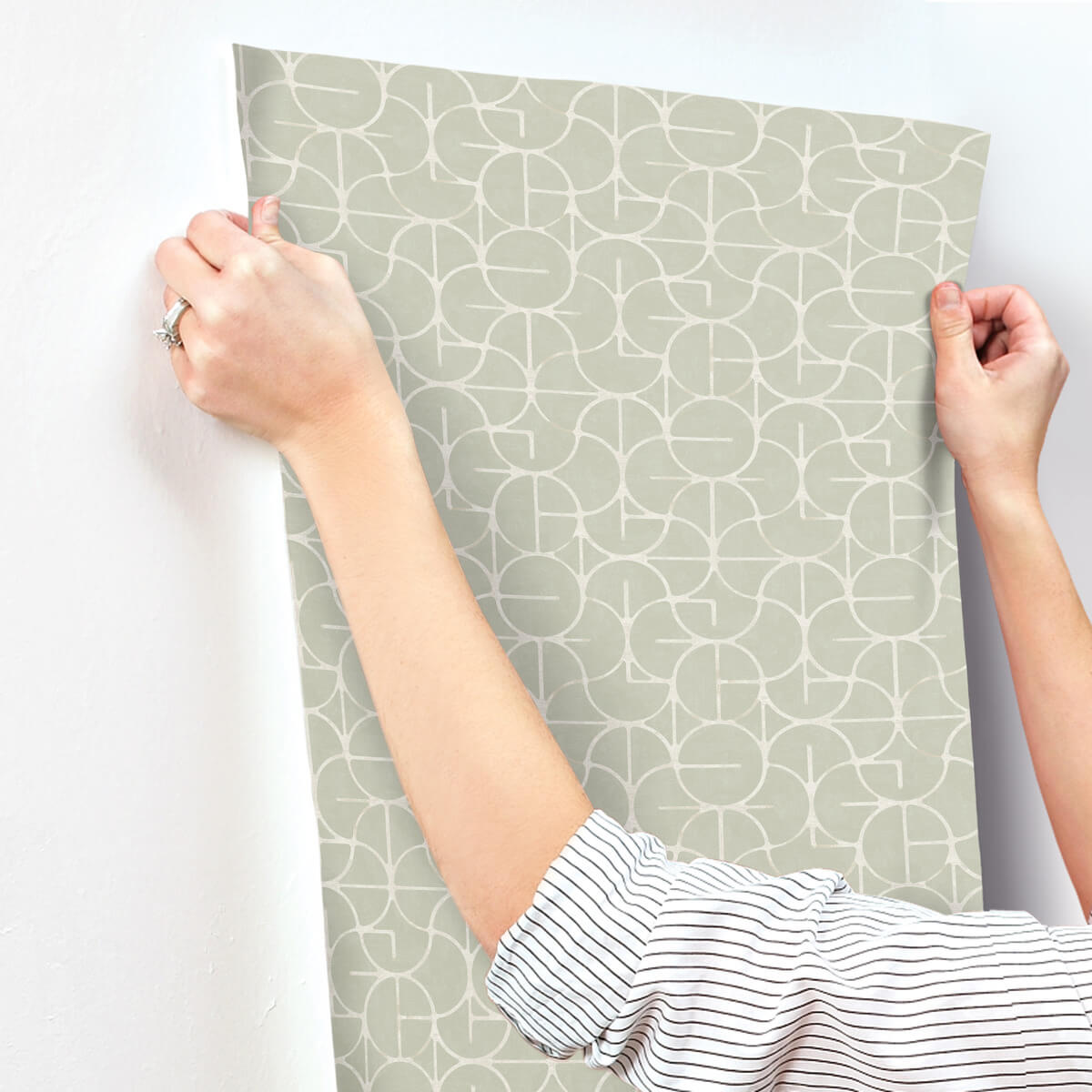 York Formations Looking Glass Wallpaper - Zest