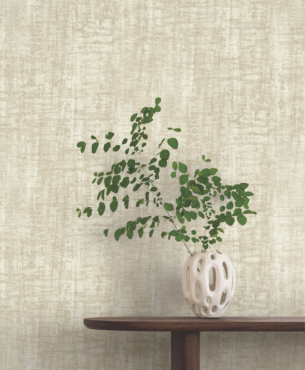 York Woodnote Monteverde Wallpaper Sample - Buff