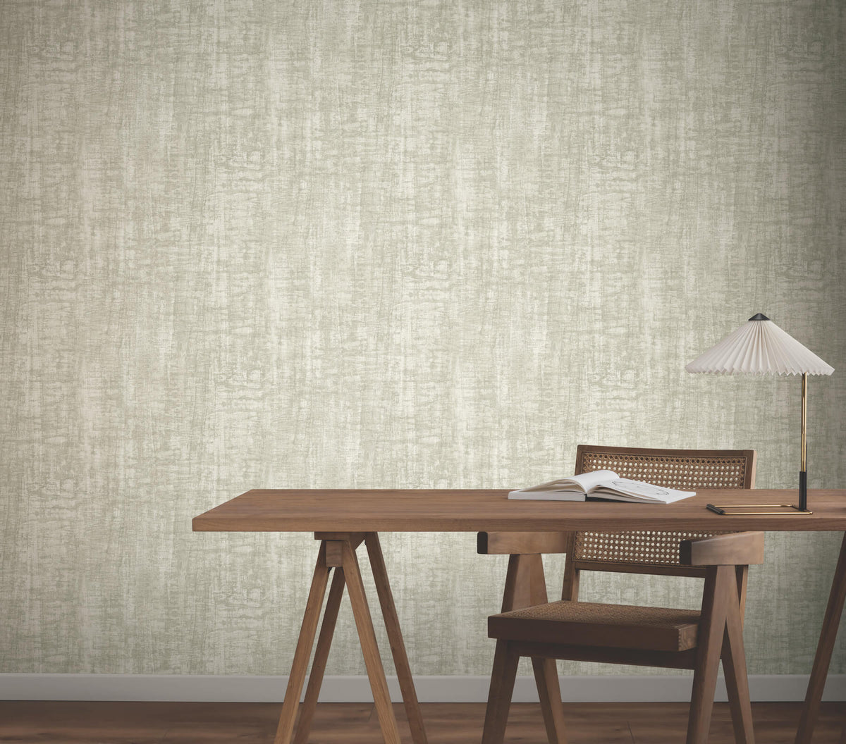 York Woodnote Monteverde Wallpaper Sample - Grey