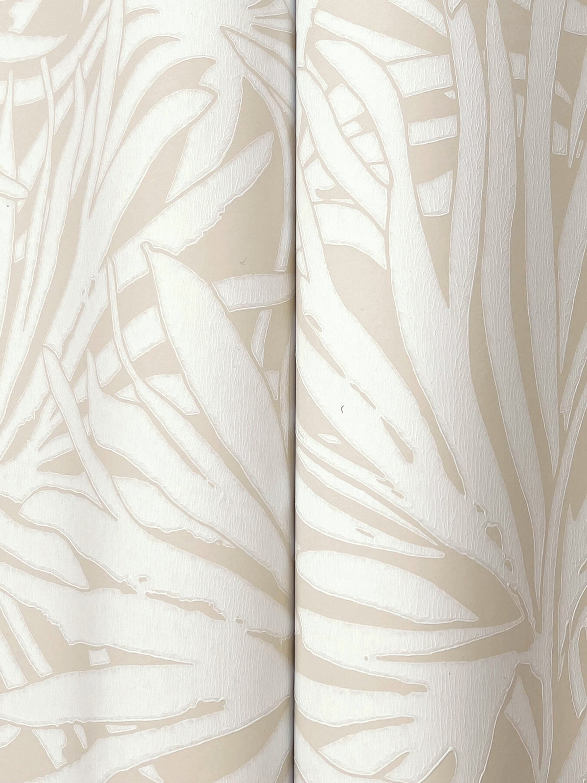 York Woodnote Floral Canopy Wallpaper Sample - Linen