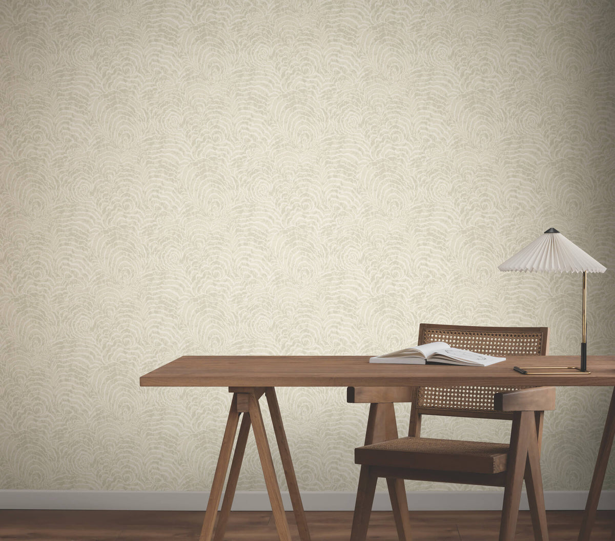 York Woodnote Ocean Jasper Wallpaper - Beige
