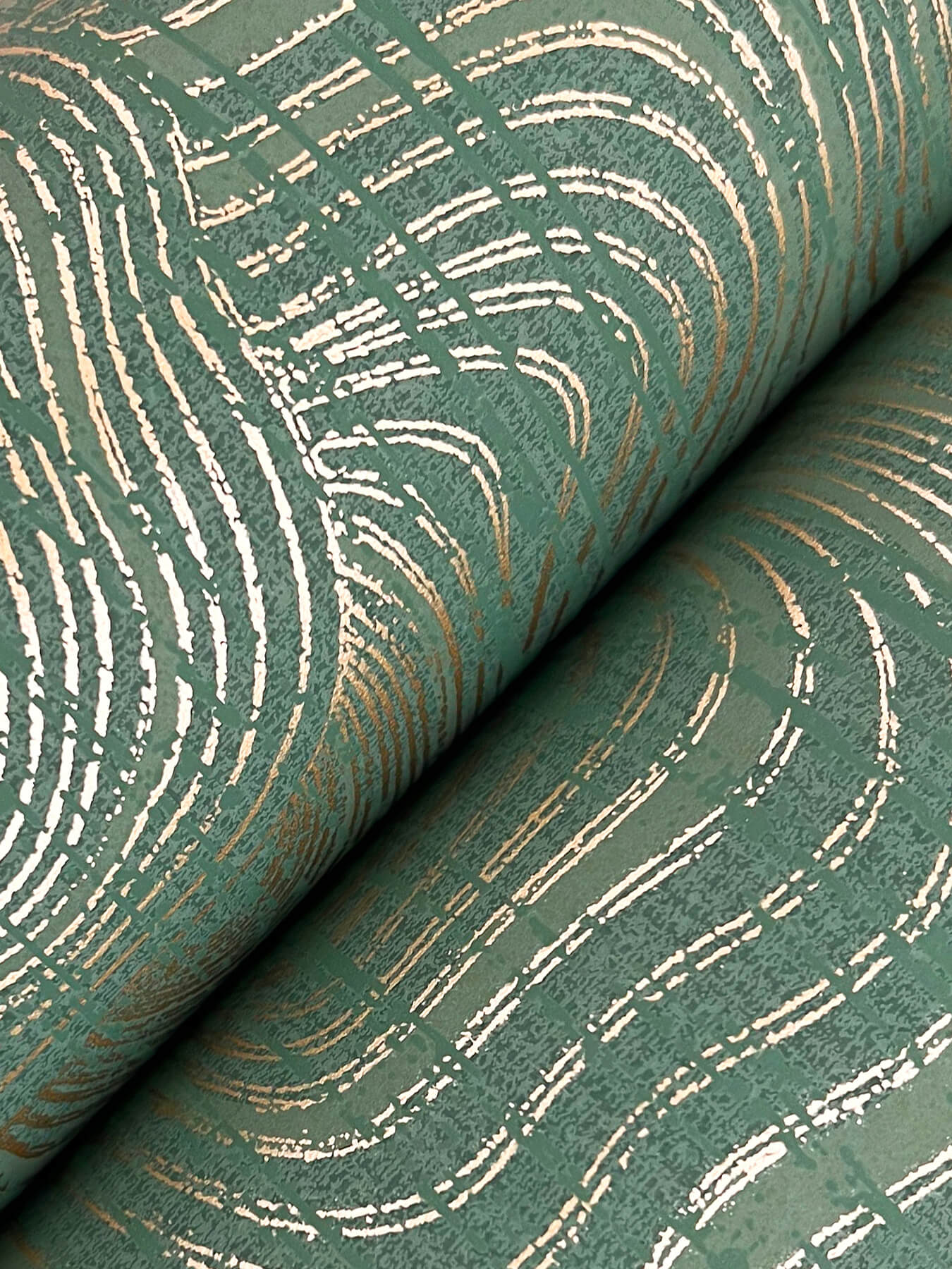 Ronald Redding Classics Geodes Wallpaper - Green