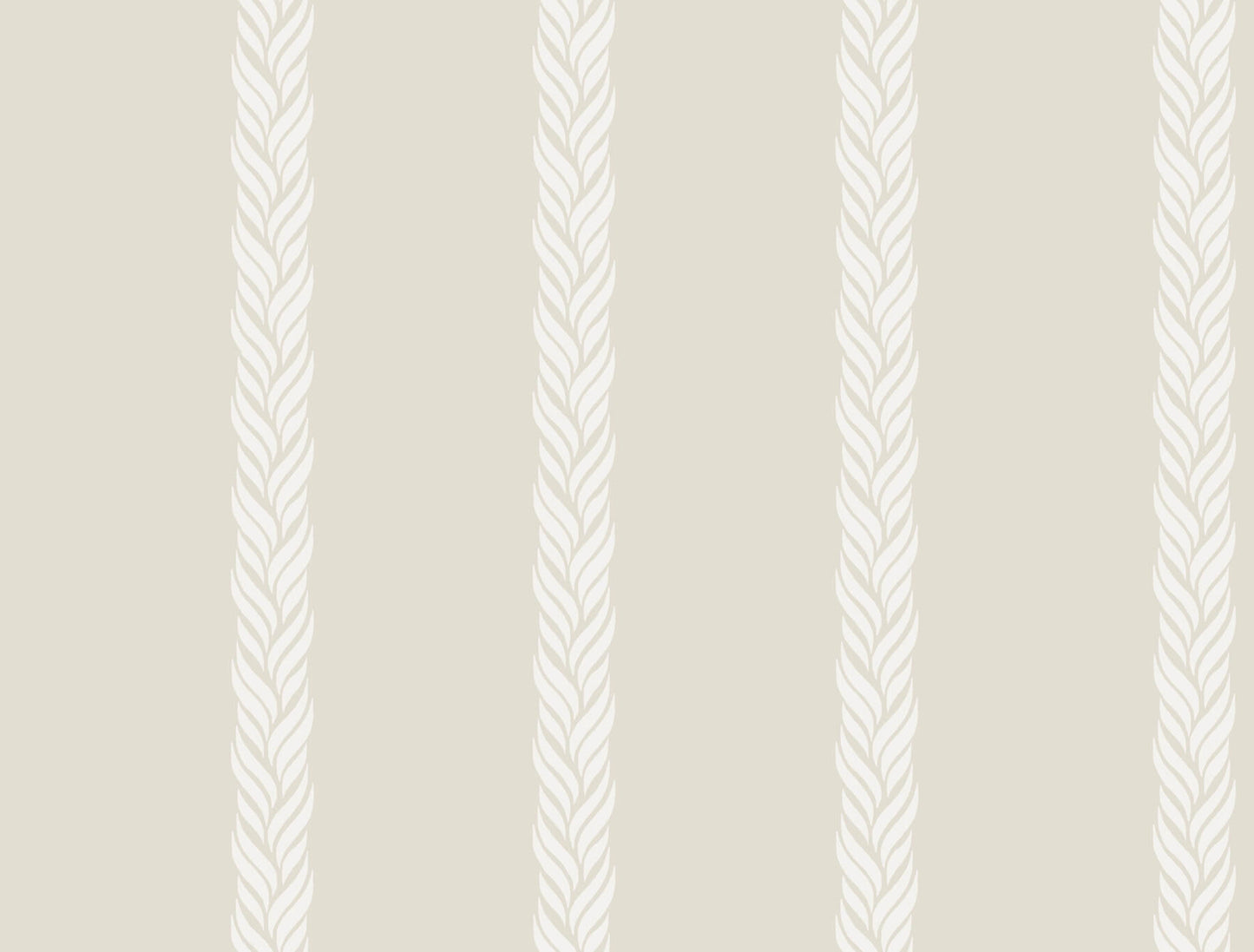 Ronald Redding Classics Braided Stripe Wallpaper - Tan