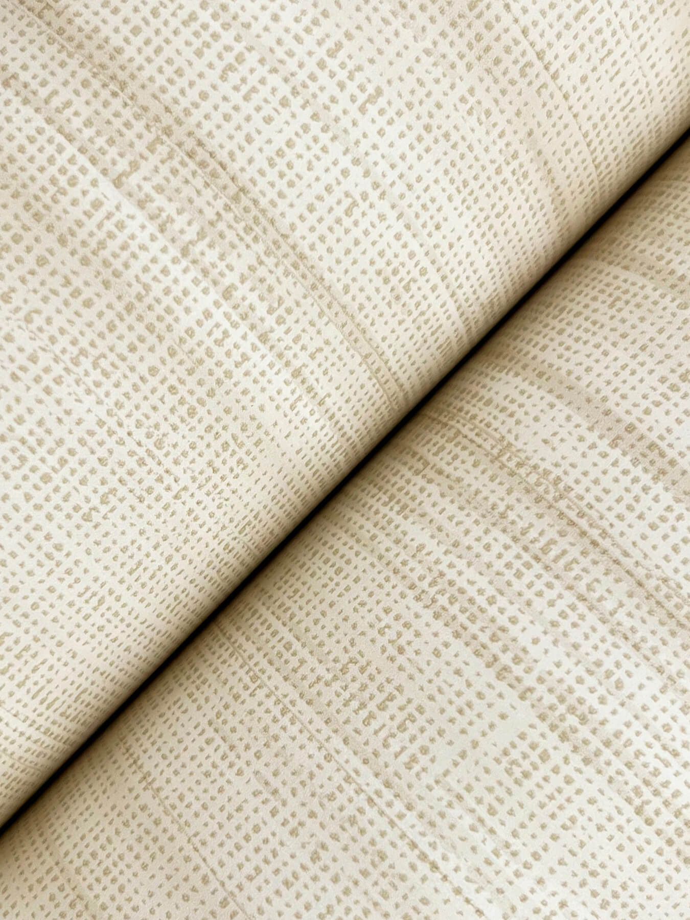 Ronald Redding Classics Brushed Linen Wallpaper - Ivory