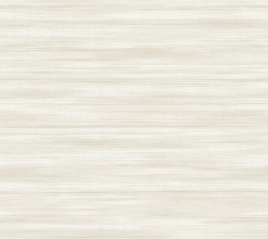 Ronald Redding Classics Brushed Linen Wallpaper - White