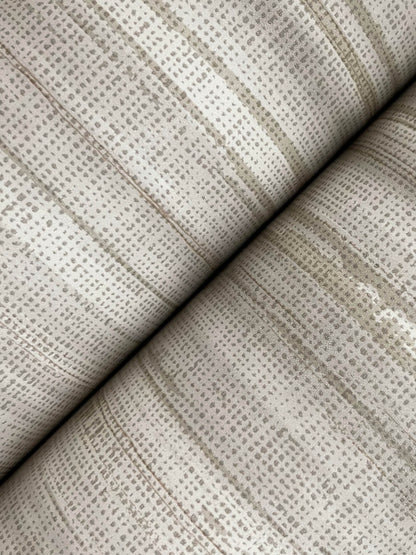 Ronald Redding Classics Brushed Linen Wallpaper - Taupe