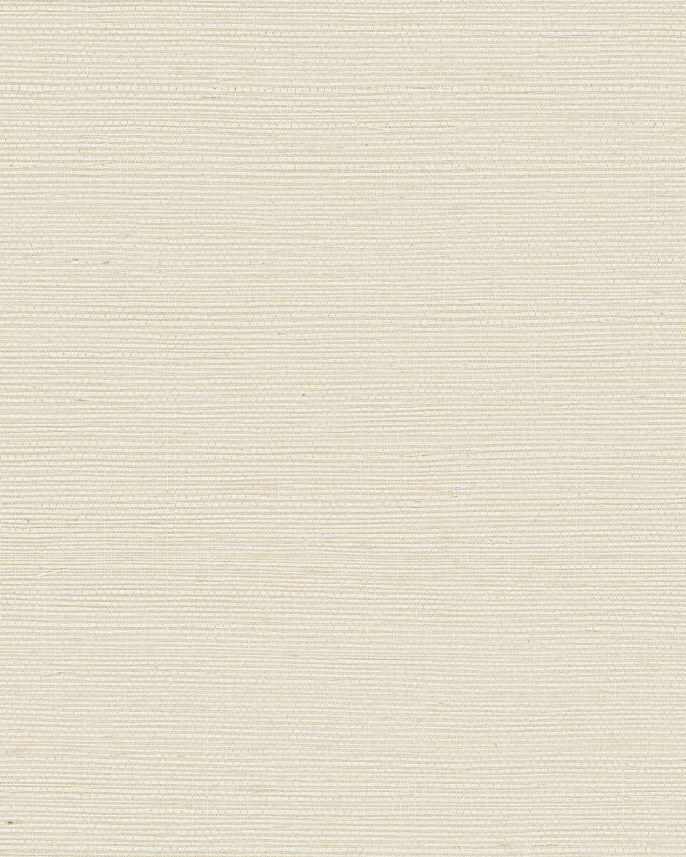 York Designer Sisals Grasscloth Wallpaper Sample - Porcelain