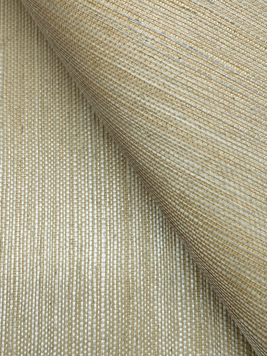 York Designer Sisals Grasscloth Wallpaper Sample - Dune