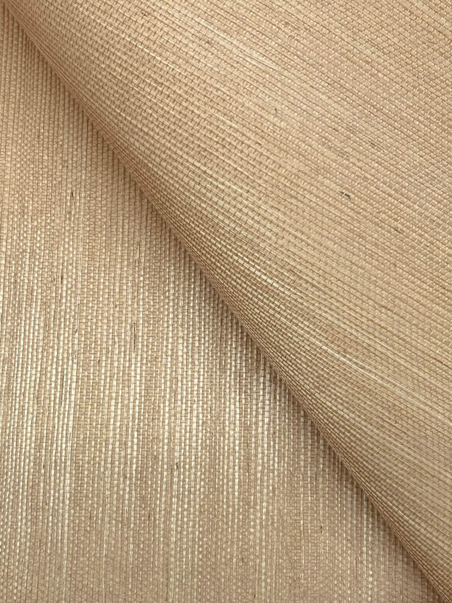 York Designer Sisals Grasscloth Wallpaper Sample - Sand