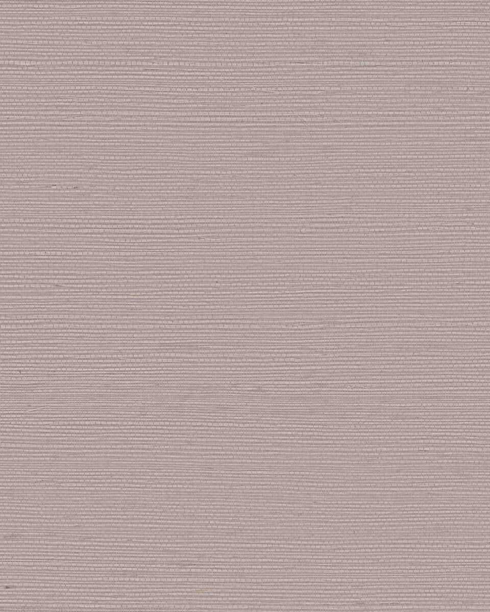 York Designer Sisals Grasscloth Wallpaper Sample - Mauve