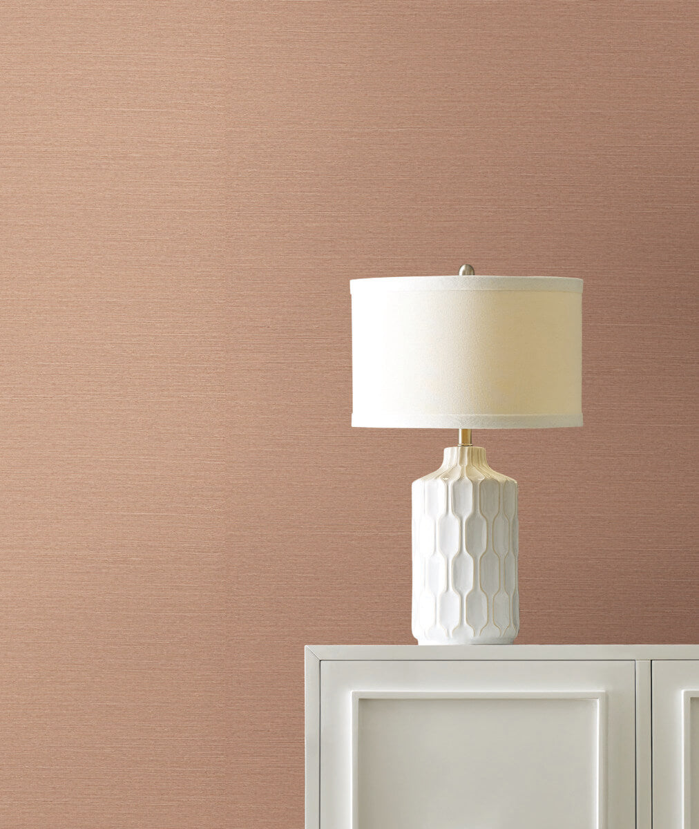 York Designer Sisals Grasscloth Wallpaper - Sandstone