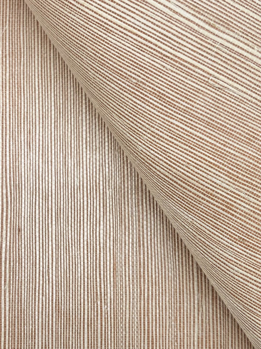 York Designer Sisals Grasscloth Wallpaper - Adobe