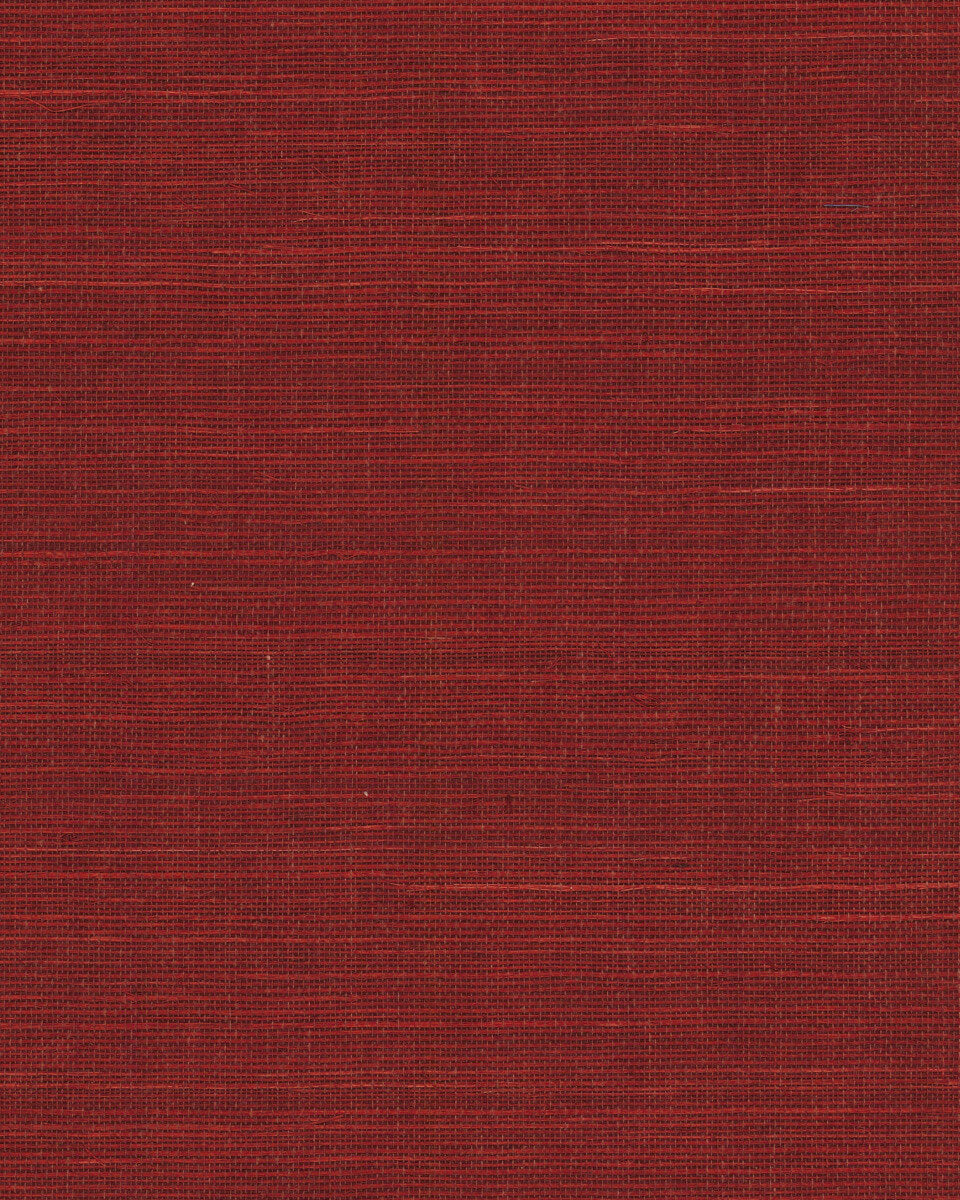 York Designer Sisals Grasscloth Wallpaper Sample - Currant