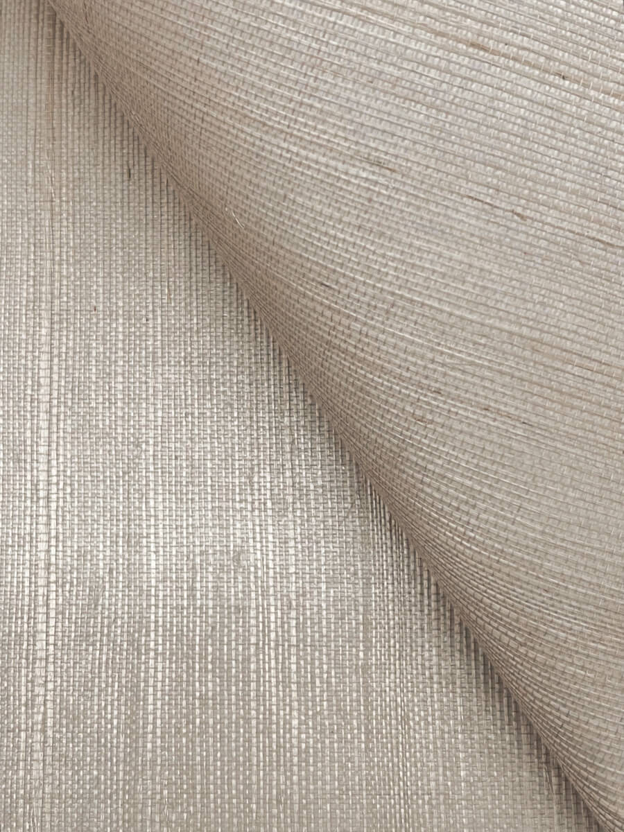 York Designer Sisals Grasscloth Wallpaper Sample - Stone